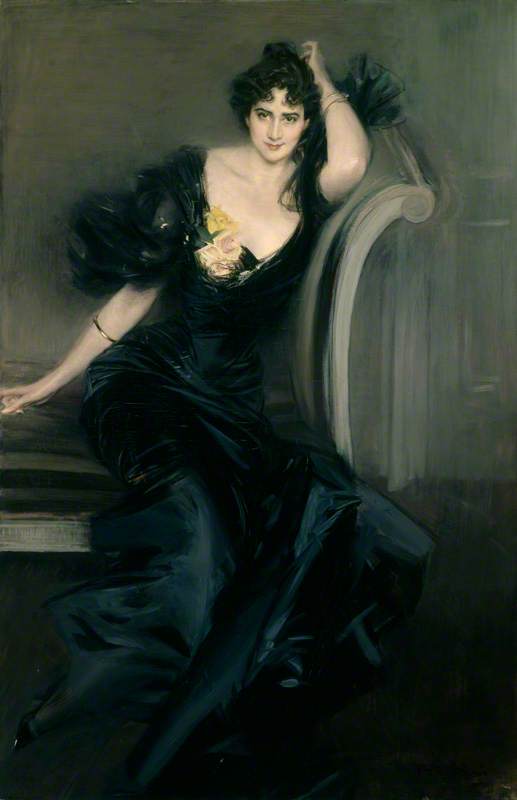 Boldini, Giovanni, 1842-1931; Gertrude Elizabeth, nee Blood, Lady Colin Campbell