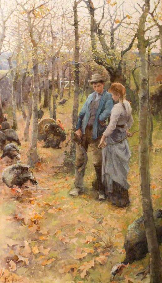 Forbes, Elizabeth Adela Stanhope, 1859-1912; The Edge of the Woods