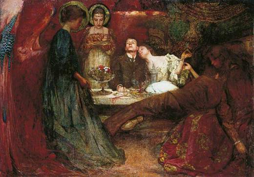 Sims, Charles, 1873-1928; What are these to me and you who deeply drink of wine'