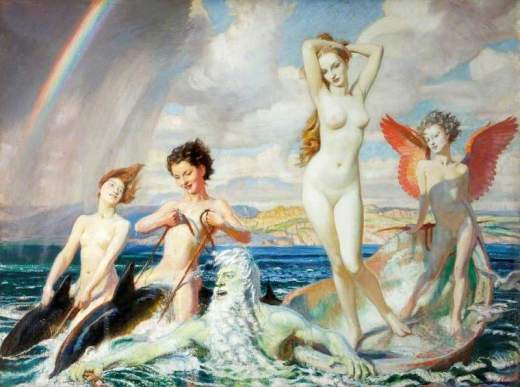 Watson, George Spencer, 1869-1934; The Birth of Venus
