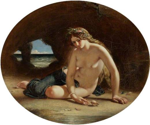 Frost, William Edward, 1810-1877; The Sea Cave