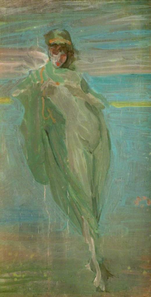 Whistler, James Abbott McNeill, 1834-1903; Sketch for 'Annabel Lee'