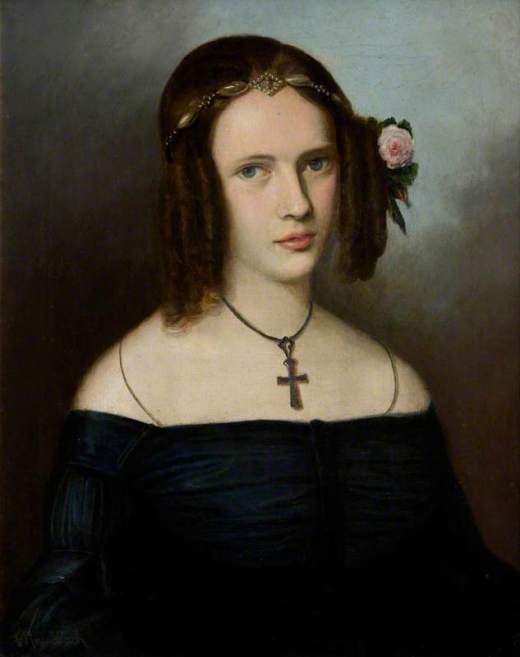 von Kaulbach, Wilhelm, 1805-1874; Princess Adelgunde of Bavaria (1823-1914), Later Duchess Consort of Modena