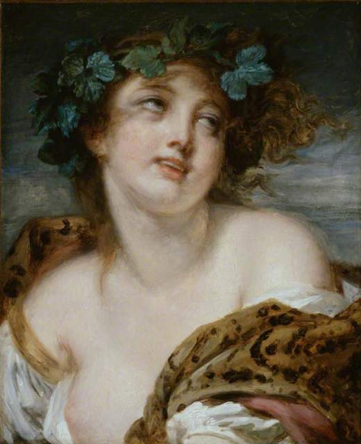 Greuze, Jean-Baptiste, 1725-1805; Bacchante